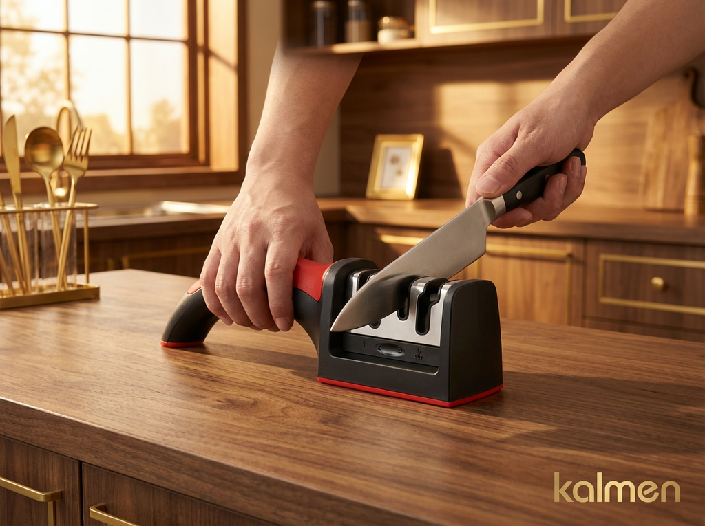 KalMen ProSharp 3-Stage Knife Sharpener