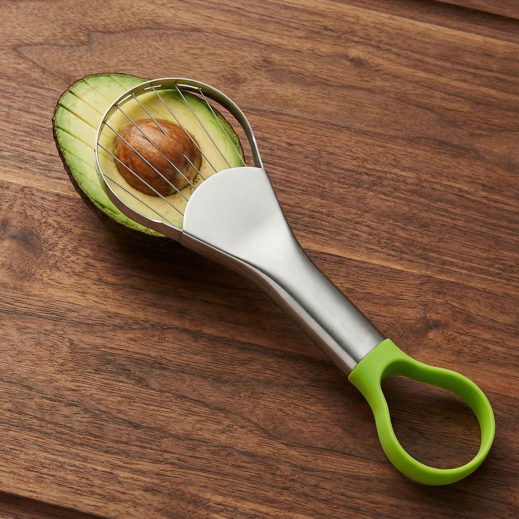 Kalmen's "Grounded Greens" 3-in-1 Avocado Tool